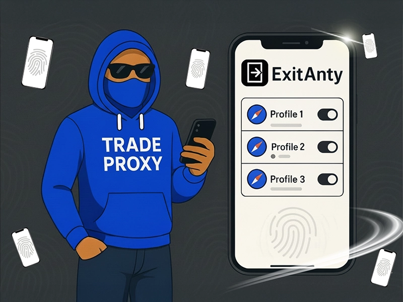 exitanty is the only antidetect-browser that lets you do multi-accounting on iphone, and the first webkit-based solution in the industry