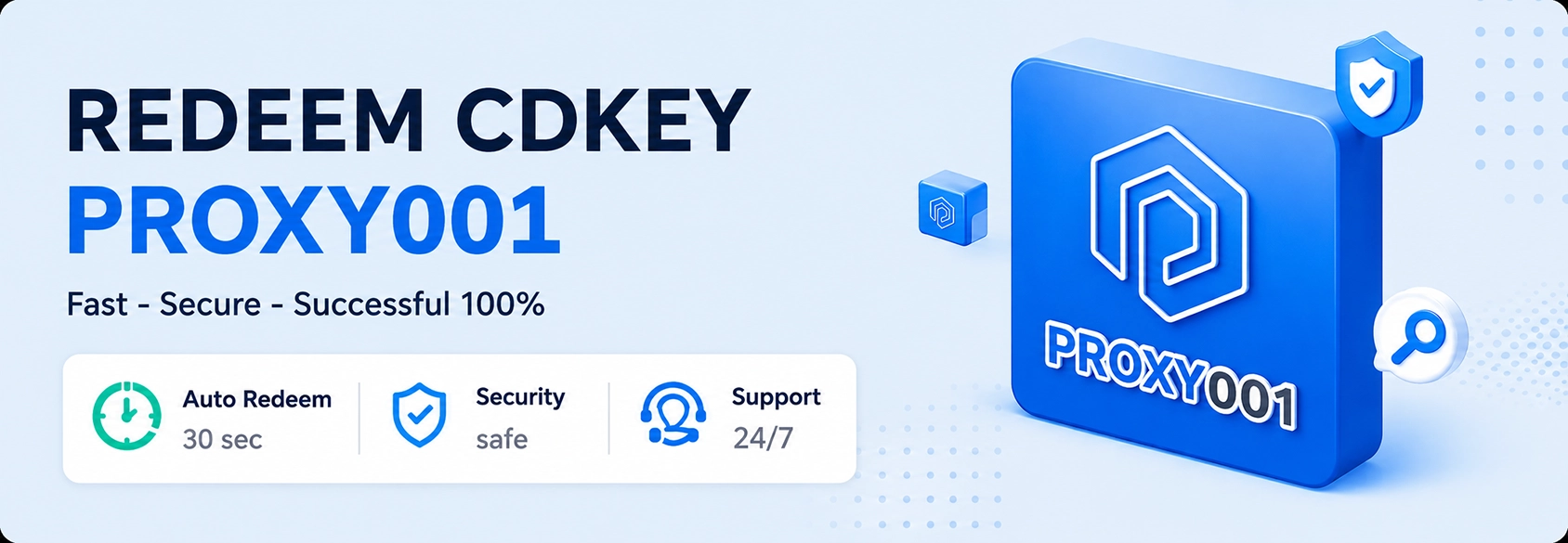 Guide to adding funds to Proxy001 via CDkey