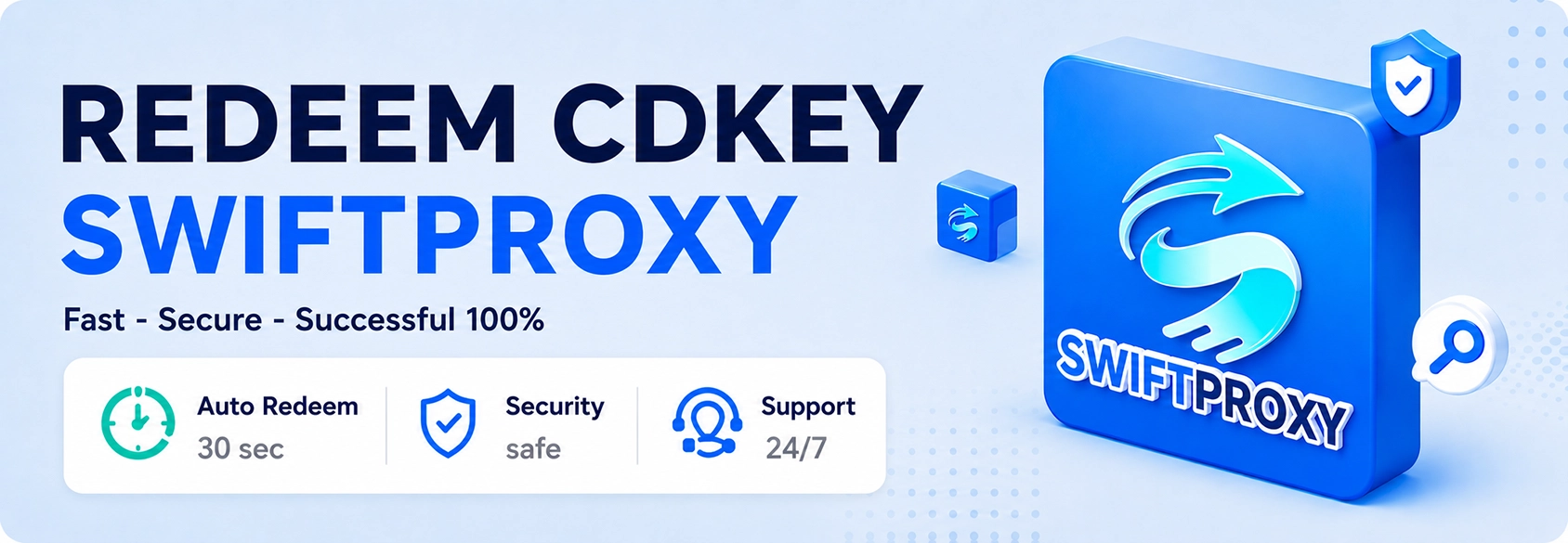 Guide to adding funds to SwiftProxy via CDkey