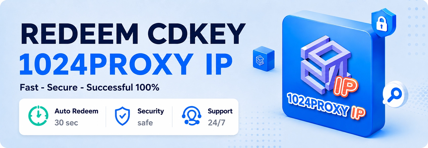 Guide to topping up 1024Proxy using a CDKey