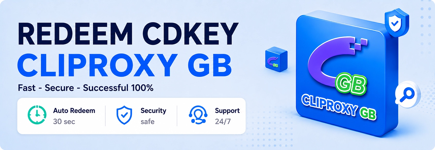Guide to topping up rotating Cliproxy using a CDkey when purchasing from TradeProxy