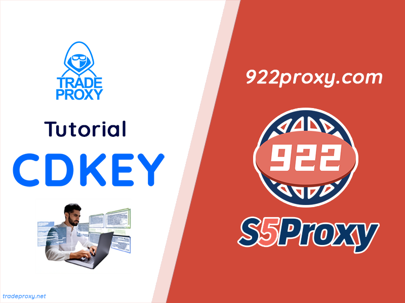 How to use 922proxy with a CDkey when buying from TradeProxy