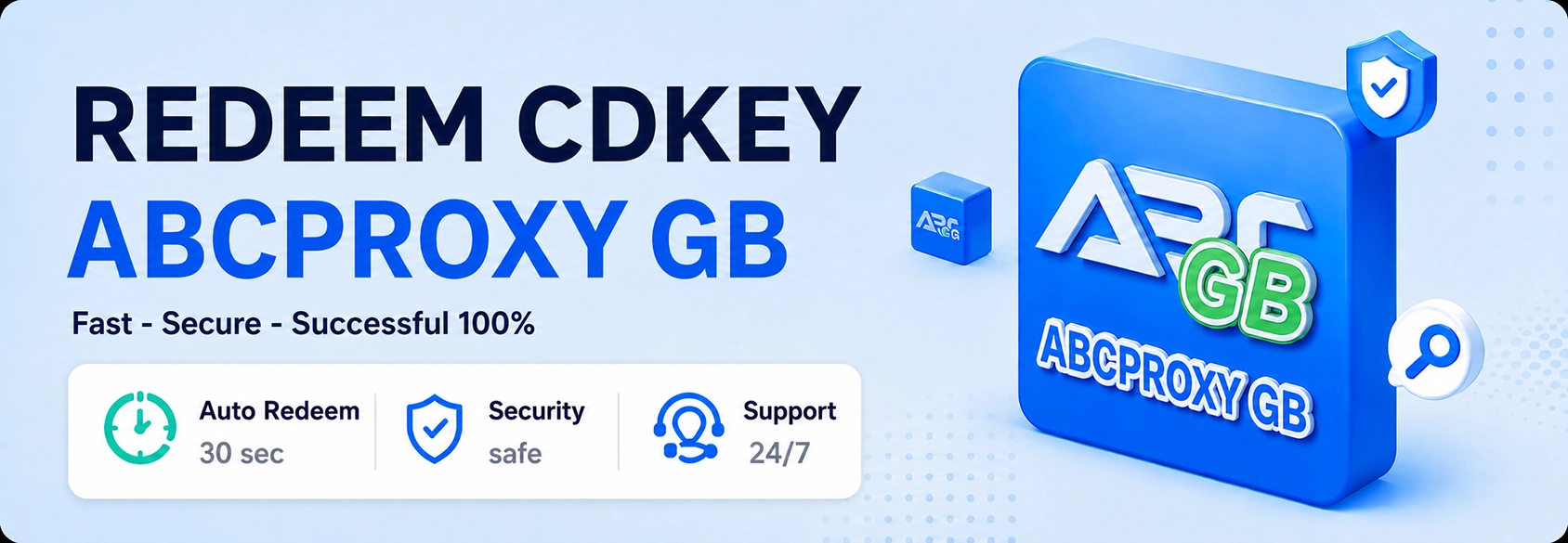 How to use ABC proxy rotating with a CDkey when buying from TradeProxy