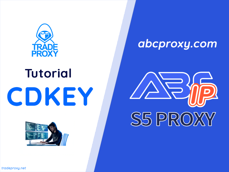 How to use ABC proxy with a CDkey when buying from TradeProxy