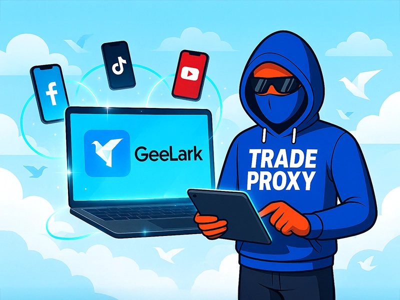 how to use tradeproxy on geelark for safe multi-account management