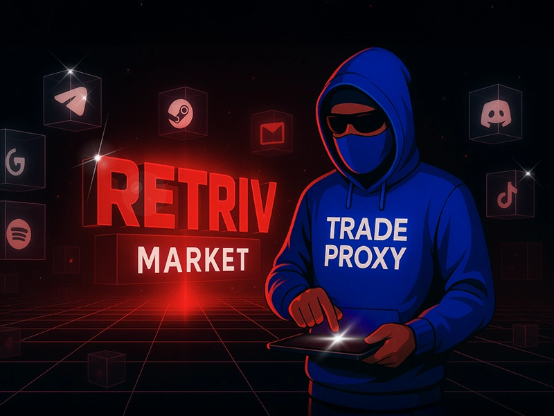 retriv.market a convenient marketplace for accounts with one-click purchase
